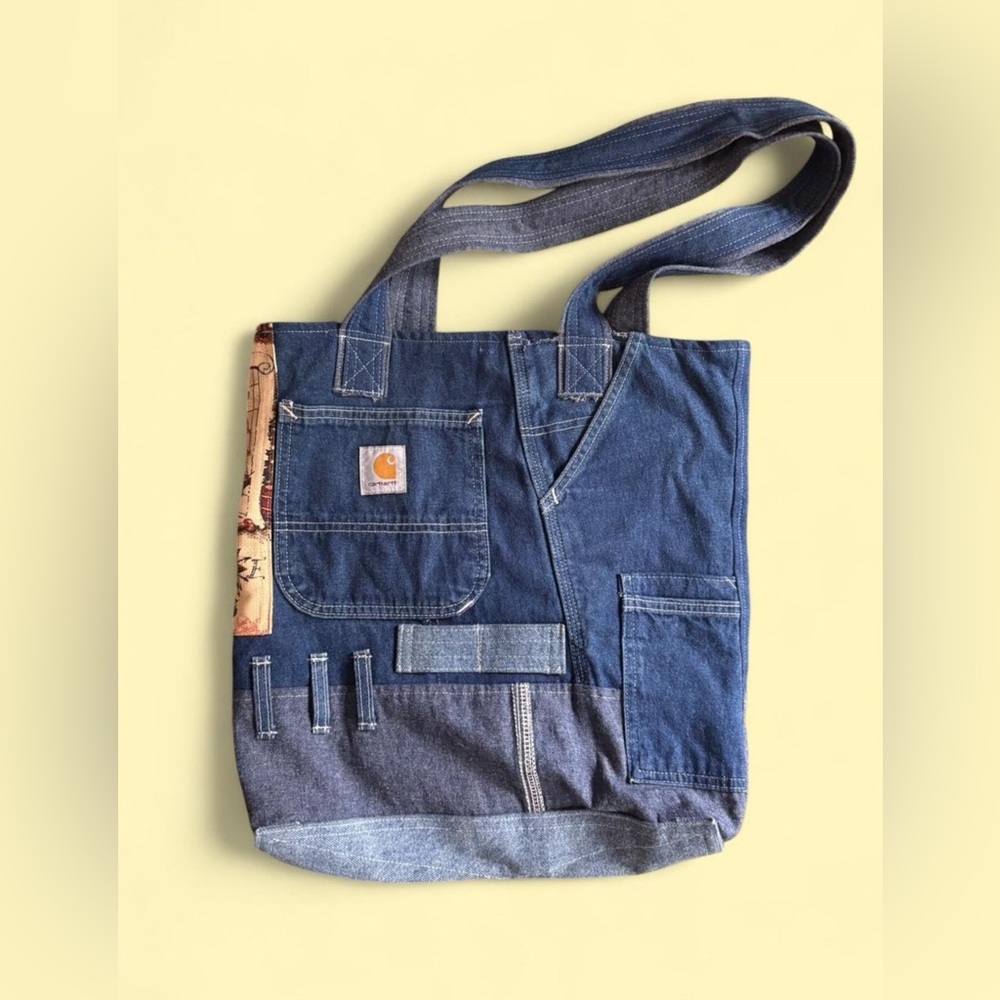 Carhartt Patchwork Denim Tote